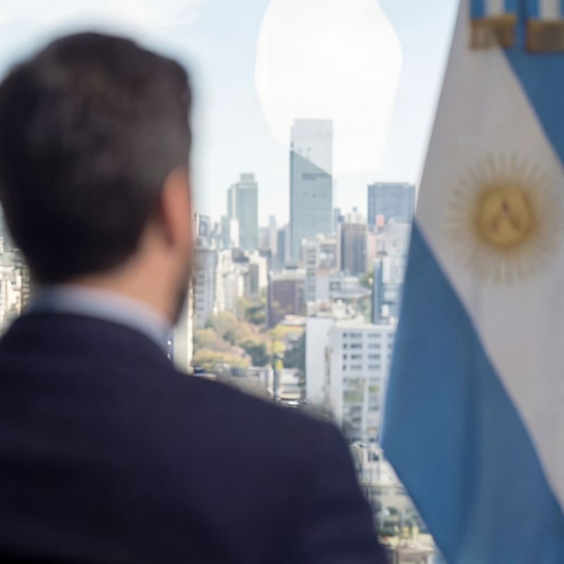 Eric Salomone Strunz contempla Buenos Aires — el funcionario público que trabaja para la ciudad que observa, la responsabilidad del Estado argentino